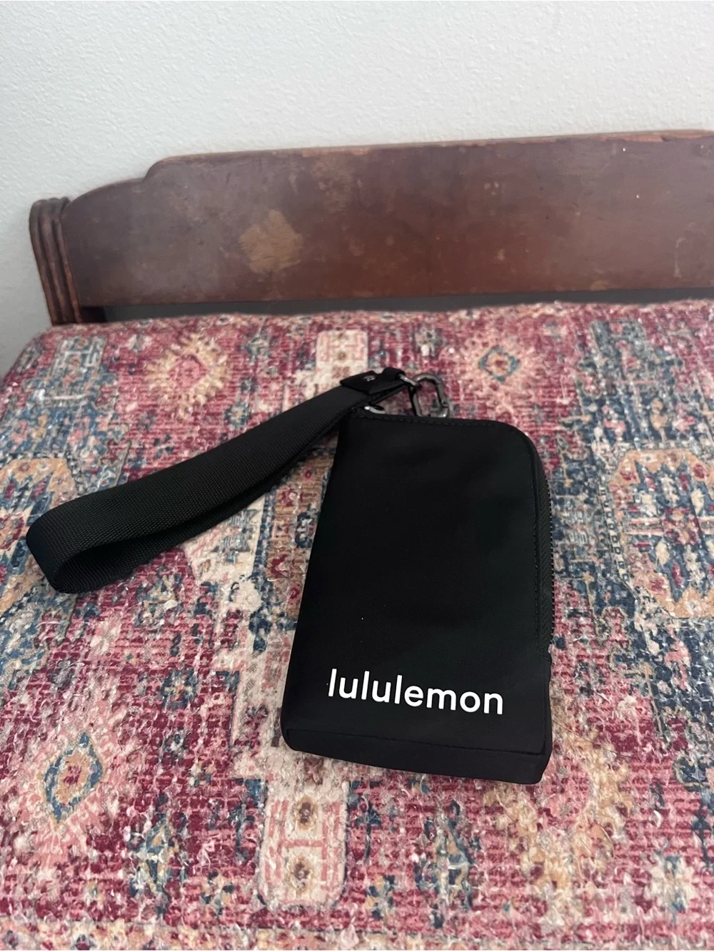 lululemon athletica Black Wristlet Pouch with Strap